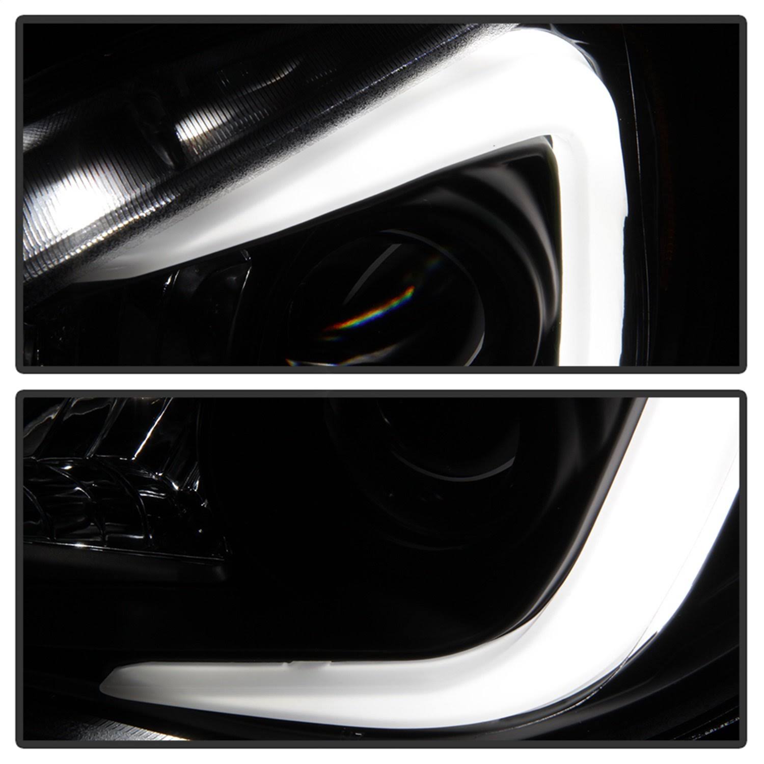 Black DRL LED Projector Headlights X93227