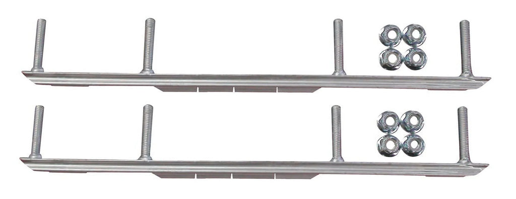 Blue Snowmobile Skis with 7.5" Shaper Bars Complete Kit V639285