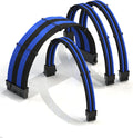 30cm Braided PSU Cable Extension Kit Blueblack Pack of 2 G35439