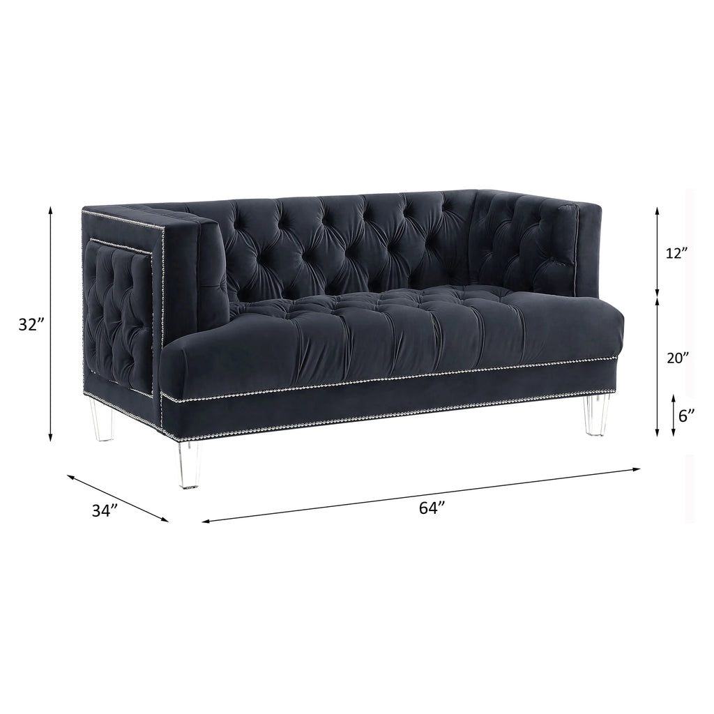 Charcoal Loveseat L719167