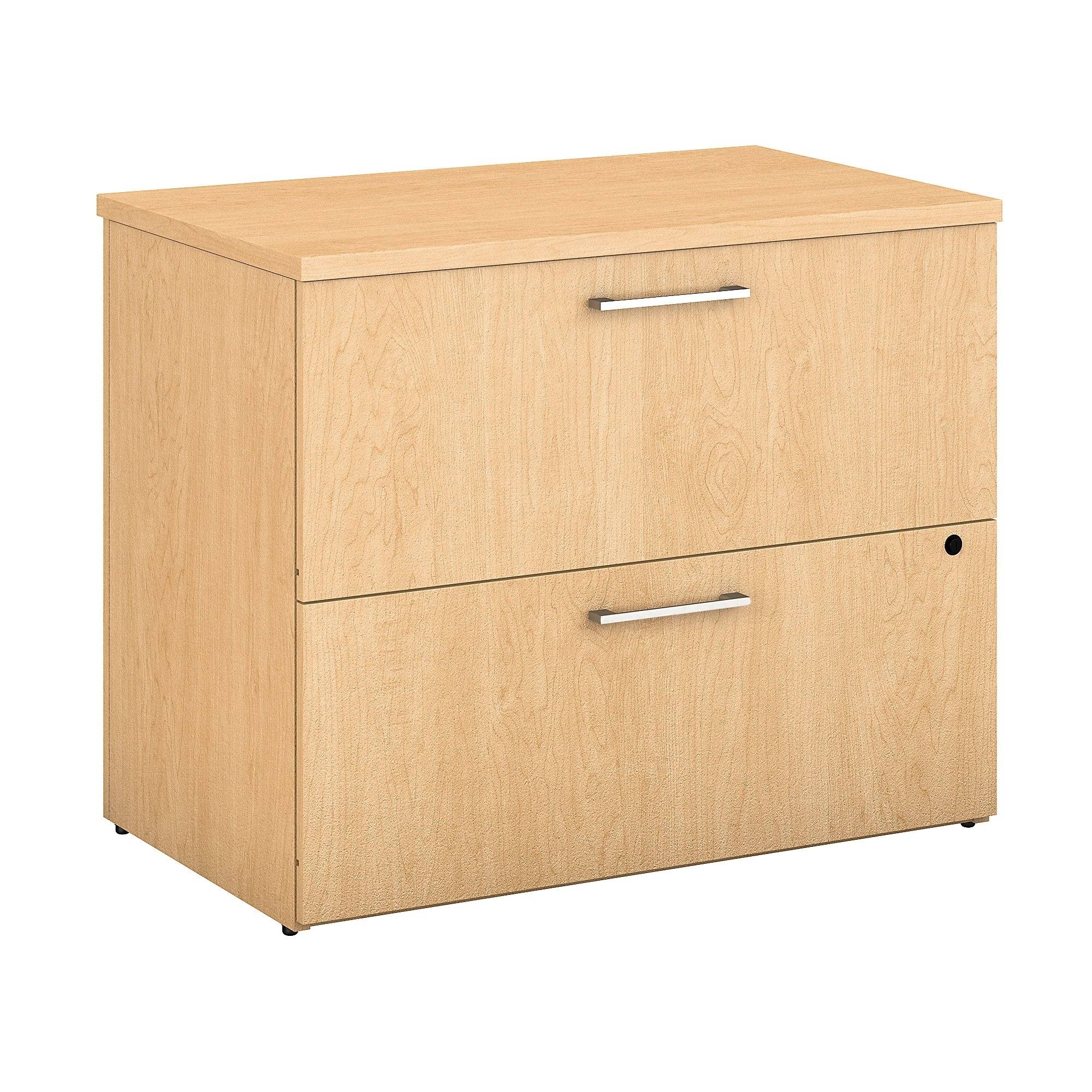 2 Drawer Lateral File Cabinet, 36W, Platinum Gray V42686
