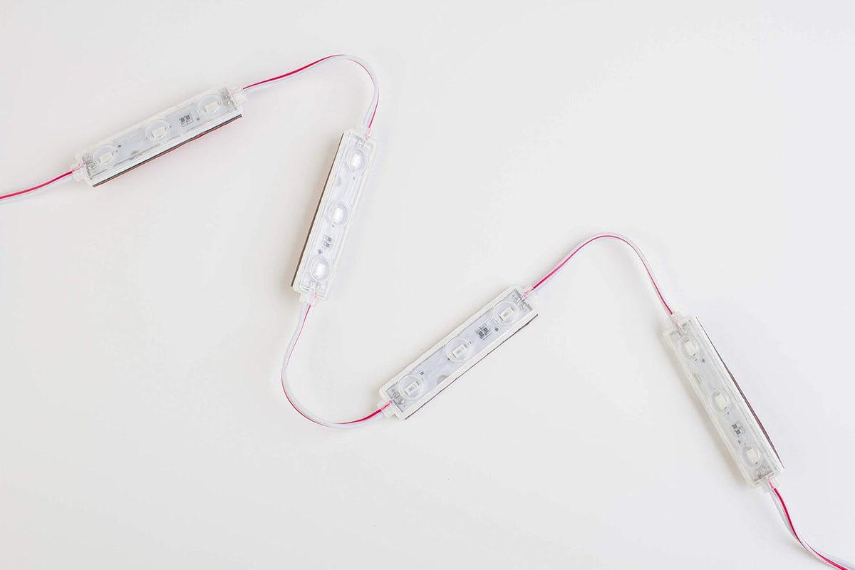 80ft White LED Light with UL 12v AC Power Package X937