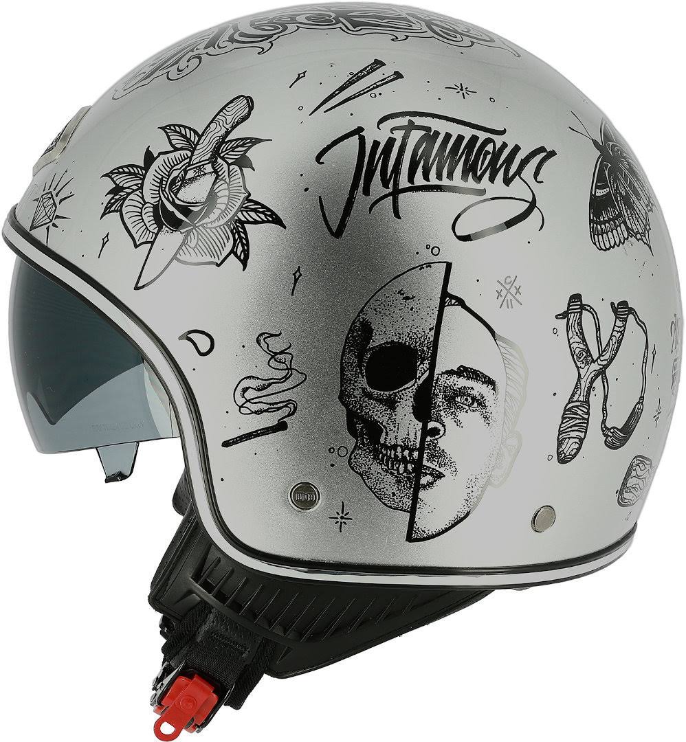 Silver Mini Jet Helmet G4583
