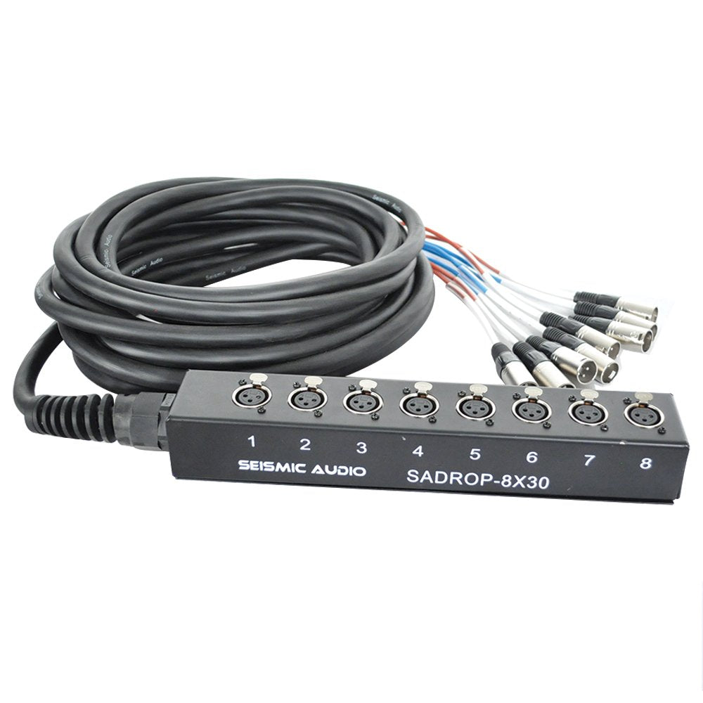 6 Channel 30-Feet Pro Audio Sub Snake Cable Y55113
