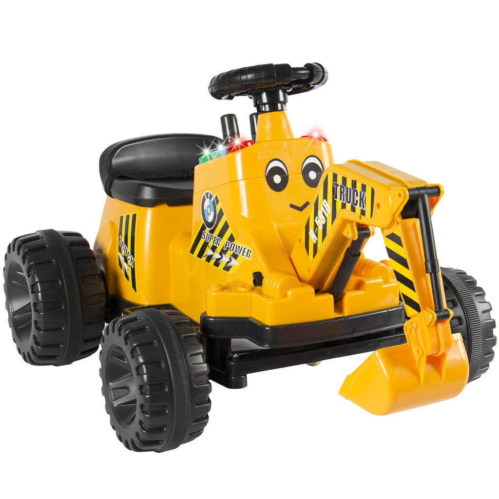 Ride on Digger Excavator Scooter Cart Truck Q60149