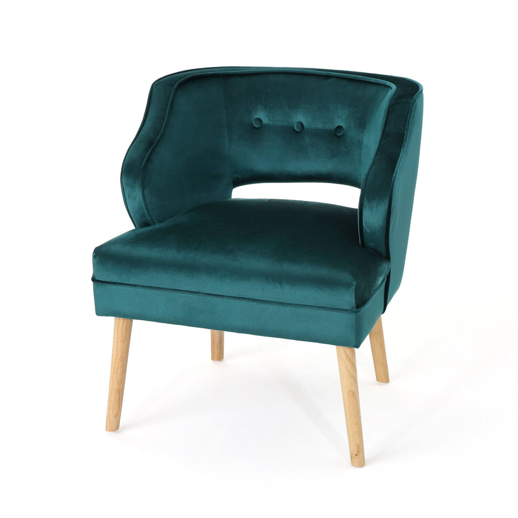 Emerald Velvet Accent Chair P511