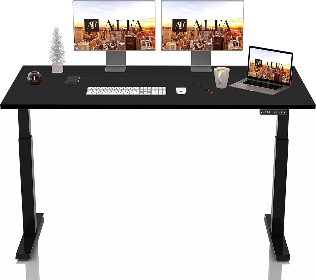 Electric Standing Desk with 4 Pre-Set Memory Q579588