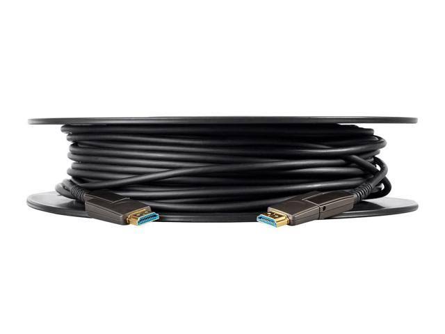 Black 30 Feet Fiber Optic HDMI Cable H6297