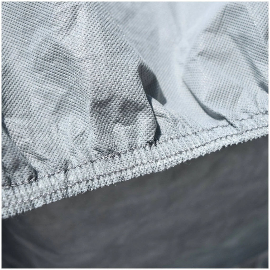 Gray Waterproof Polypropylene Car Cover D3226