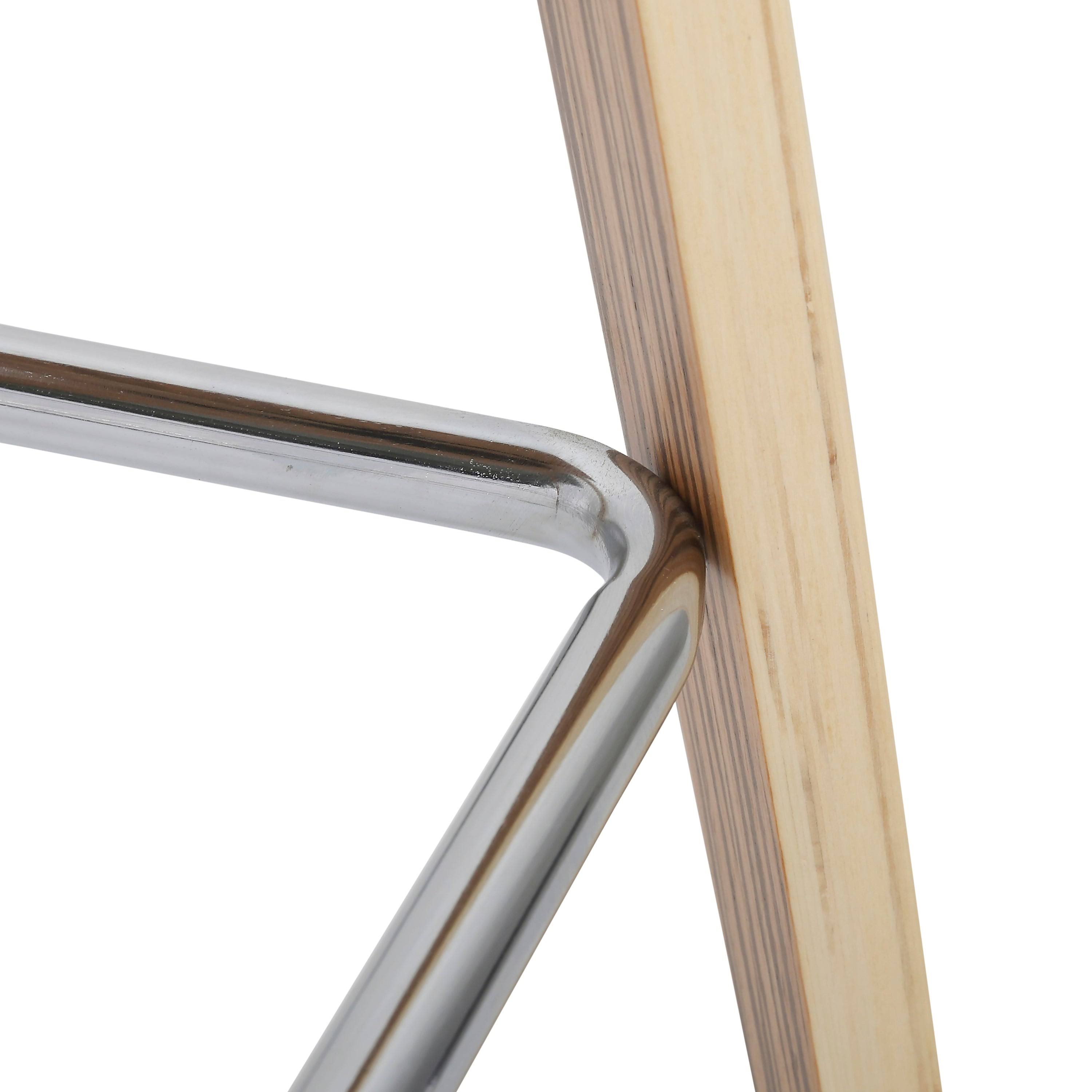 Set of 2 Natural Wood Counter Stool G848384