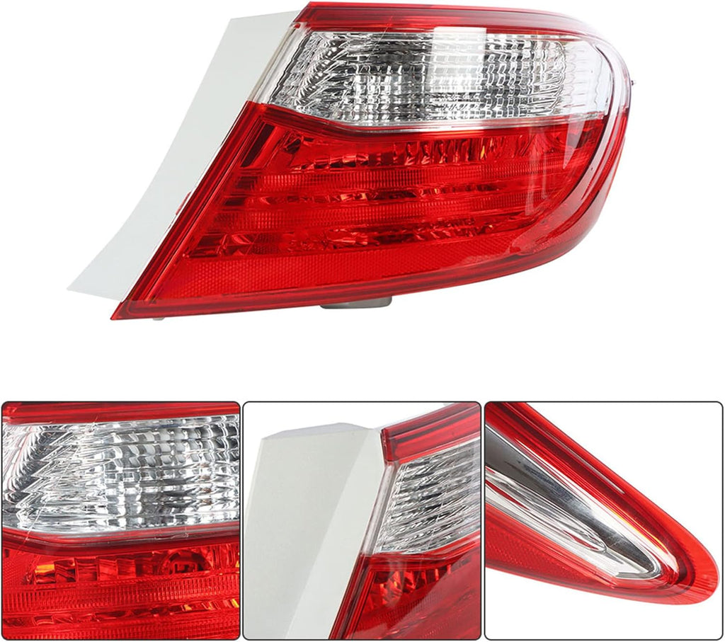 1-Pack Rear Right Tail Light Brake Lamp Assembly for 2015-2017 Toyota Camry Outer Passenger Side J825