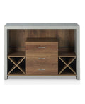 Industrial Buffet Table Brown R1872