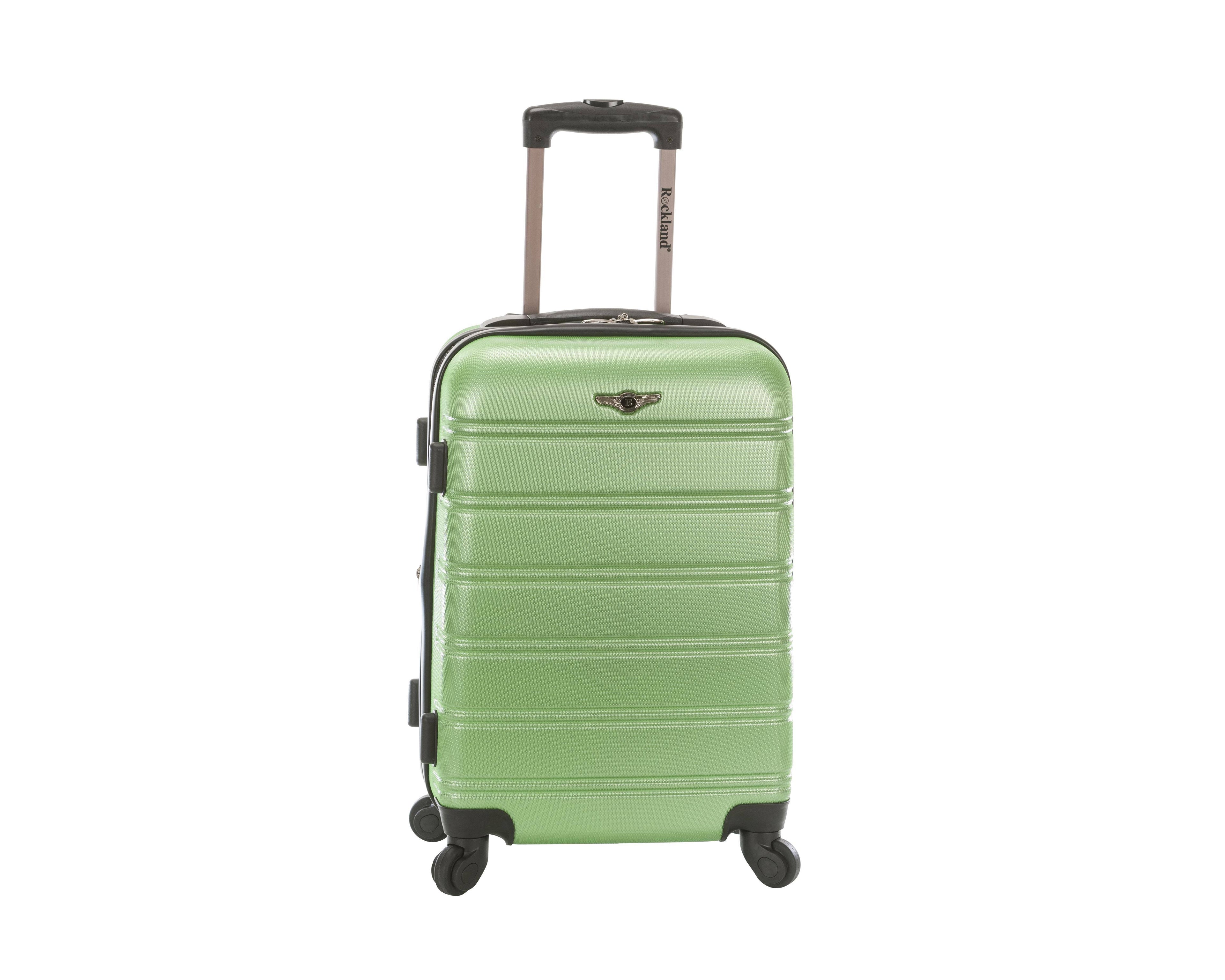 Green Expandable ABS Carry On Q470724