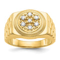 14kt Yellow Gold Diamond Ring Mounting Size 11 P88389