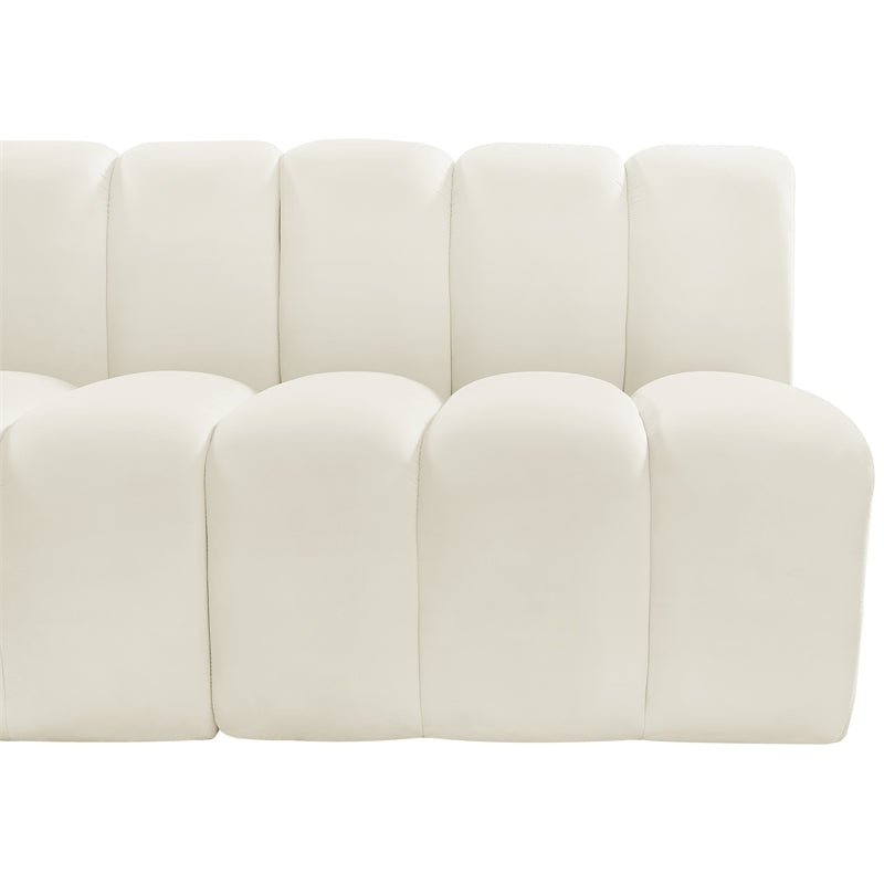 Cream Velvet Modular Sofa A944