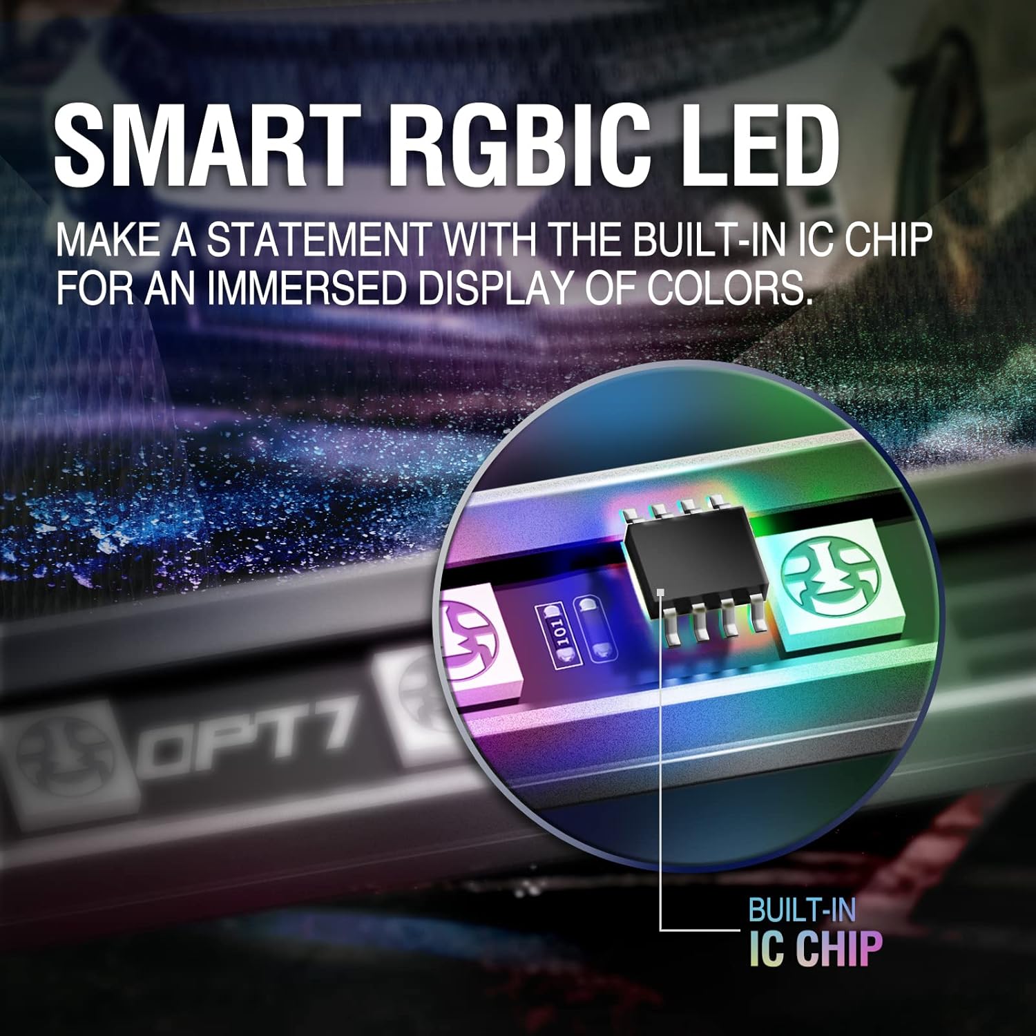 LED Chasing Lighting Kit with Remote, Aluminum Casing, IP67 Water-Resistant, DC 12V Q368013