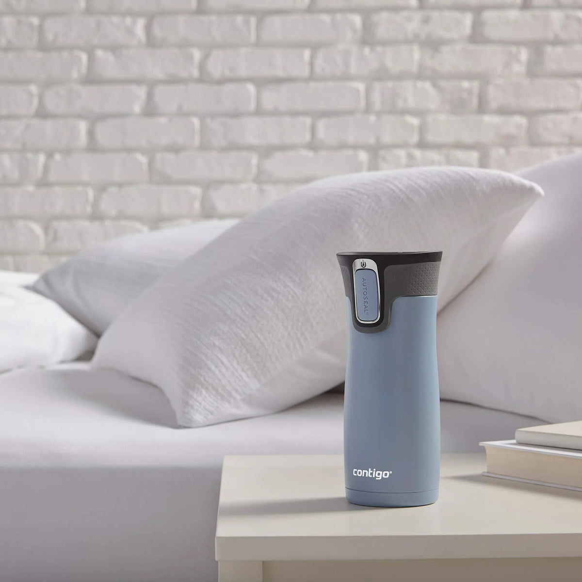 16 Oz Stainless Steel Travel Mug, 2-Pack V813