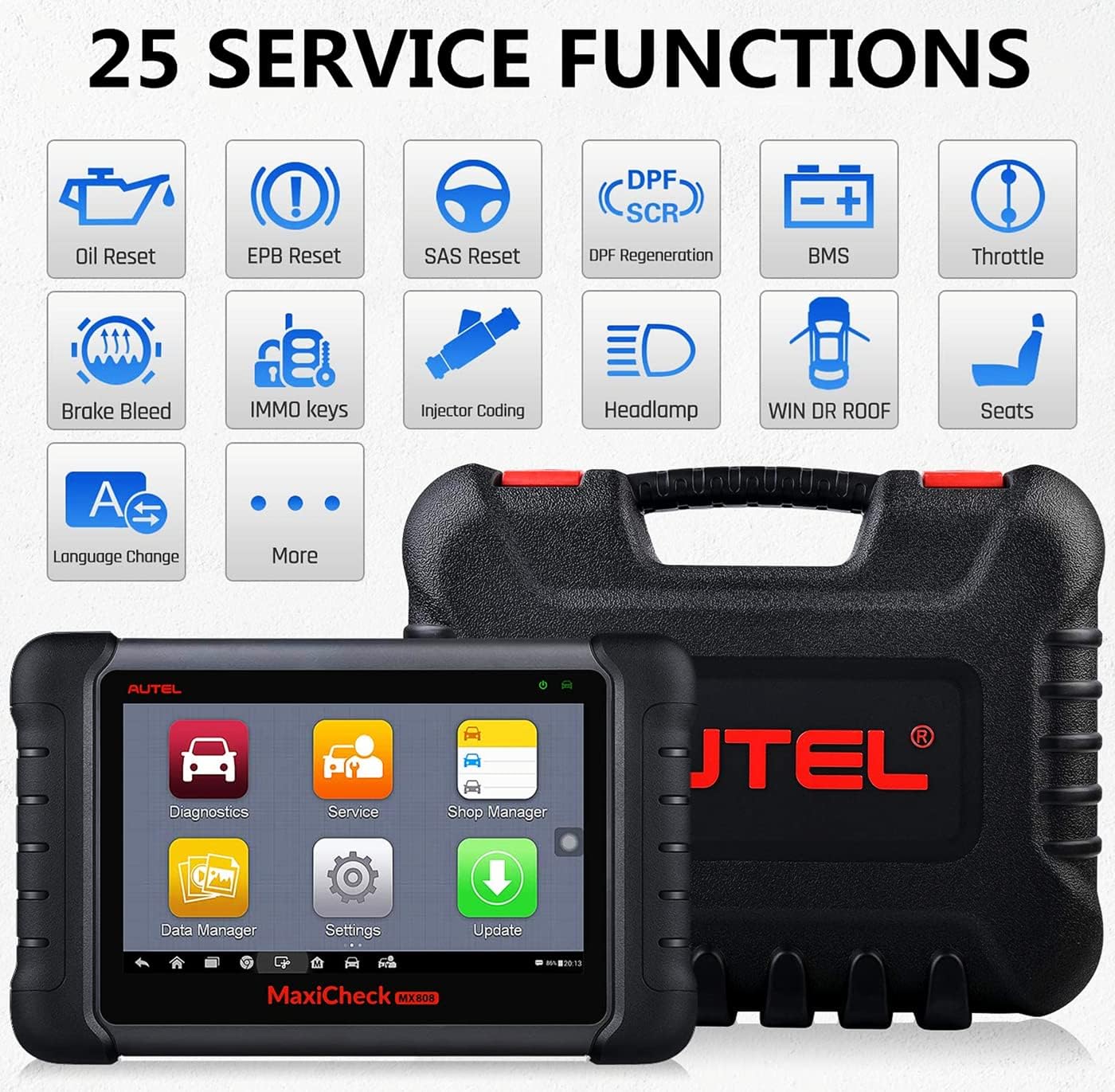 OBD2 Diagnostic Scanner with 5ft Extension Cable U45020