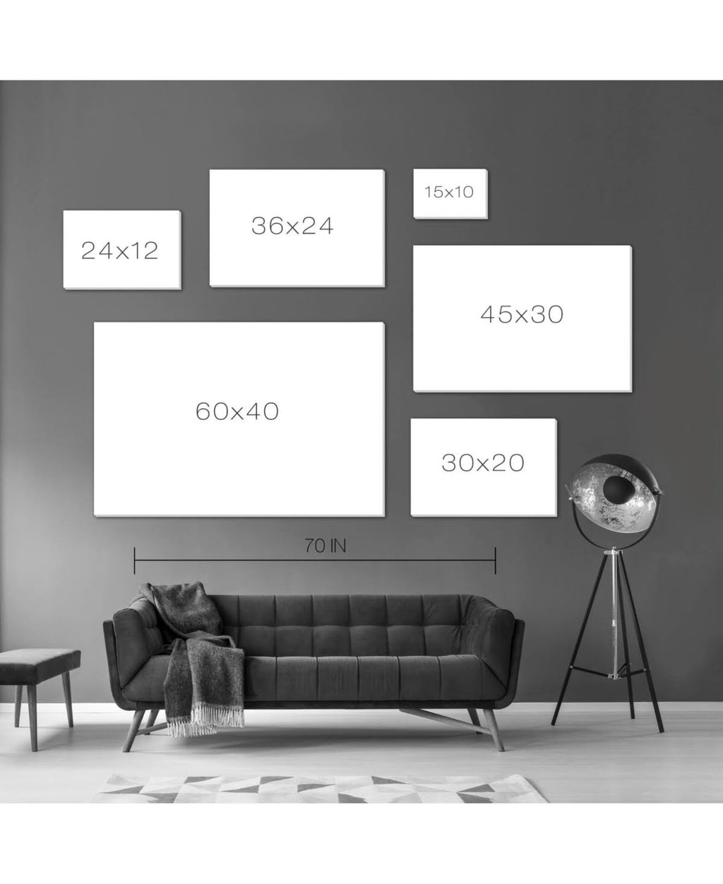 Gold Canvas Art (24 x 16) Q184