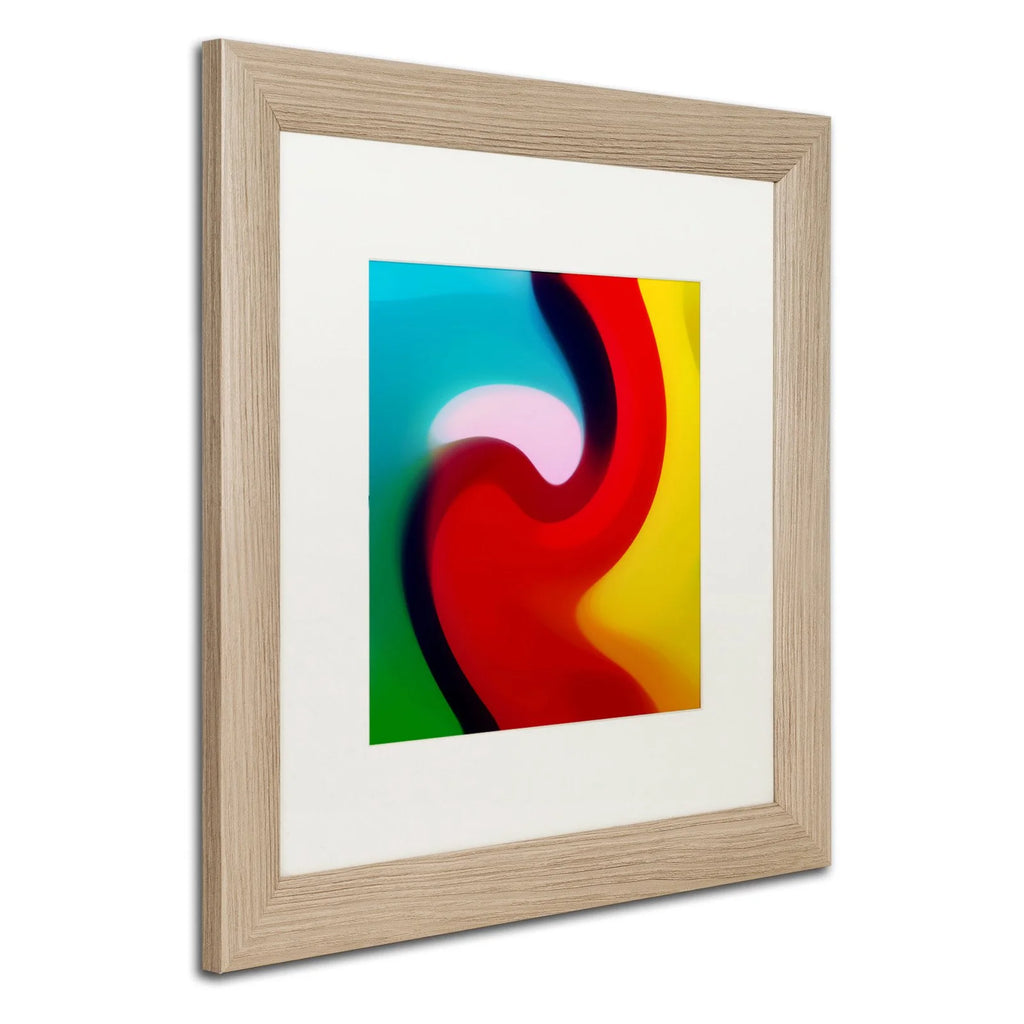Canvas Art by Amy Vangsgard White Matte Wood Frame S159