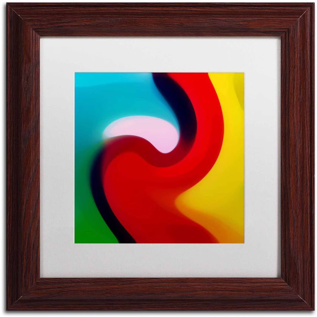 Canvas Art by Amy Vangsgard White Matte Wood Frame S159