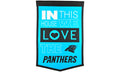 NFL Carolina Panthers Home Banner E16645