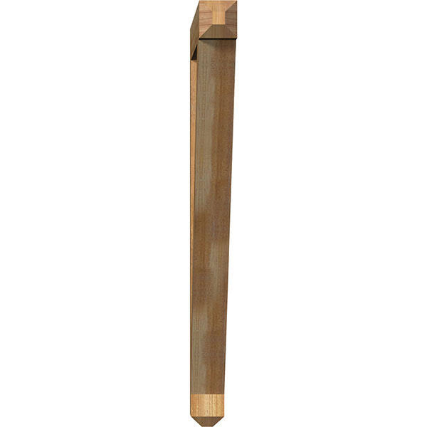 Traditional Craftsman Rough Sawn Bracket, Western Red Cedar G60381