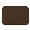 Brown 14x22 x 17.75x22 Cafeteria Fast Food Trays Case/24 I987