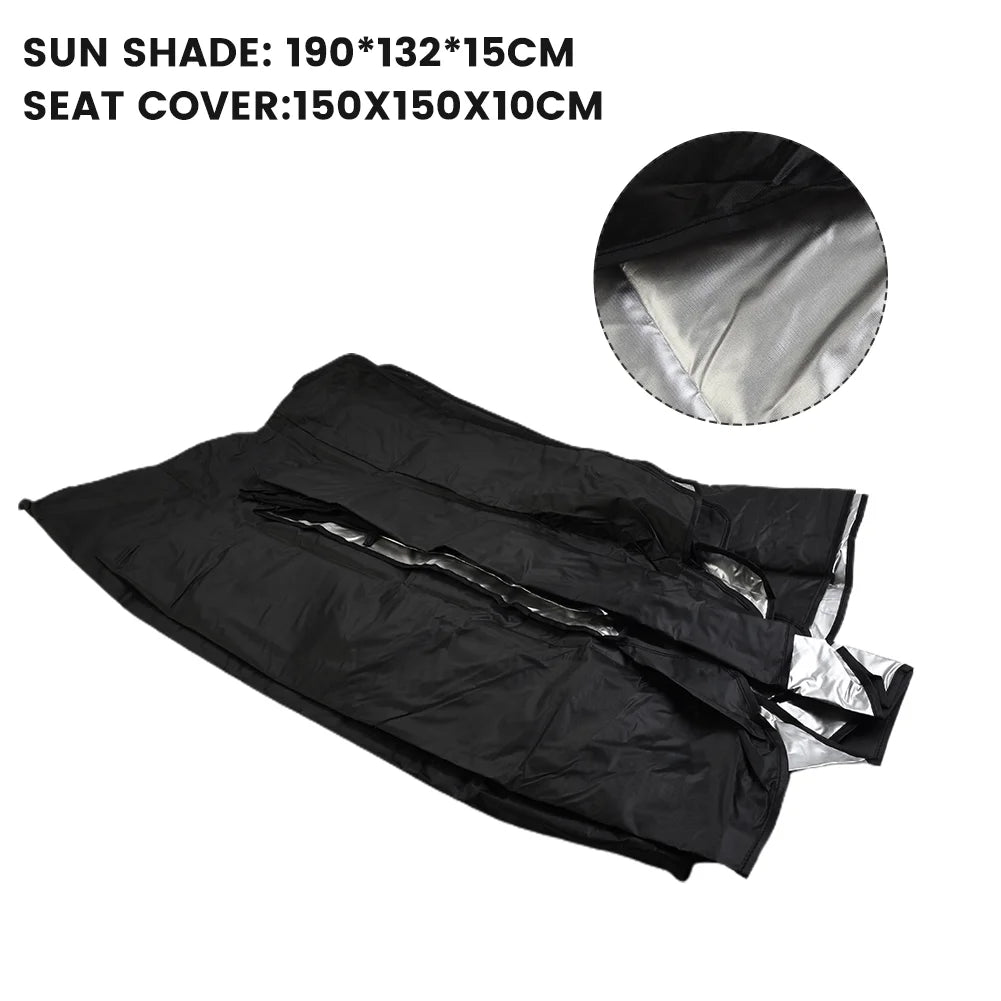 3 Persons Metal Porch Swing Chair Bench Cover U9491