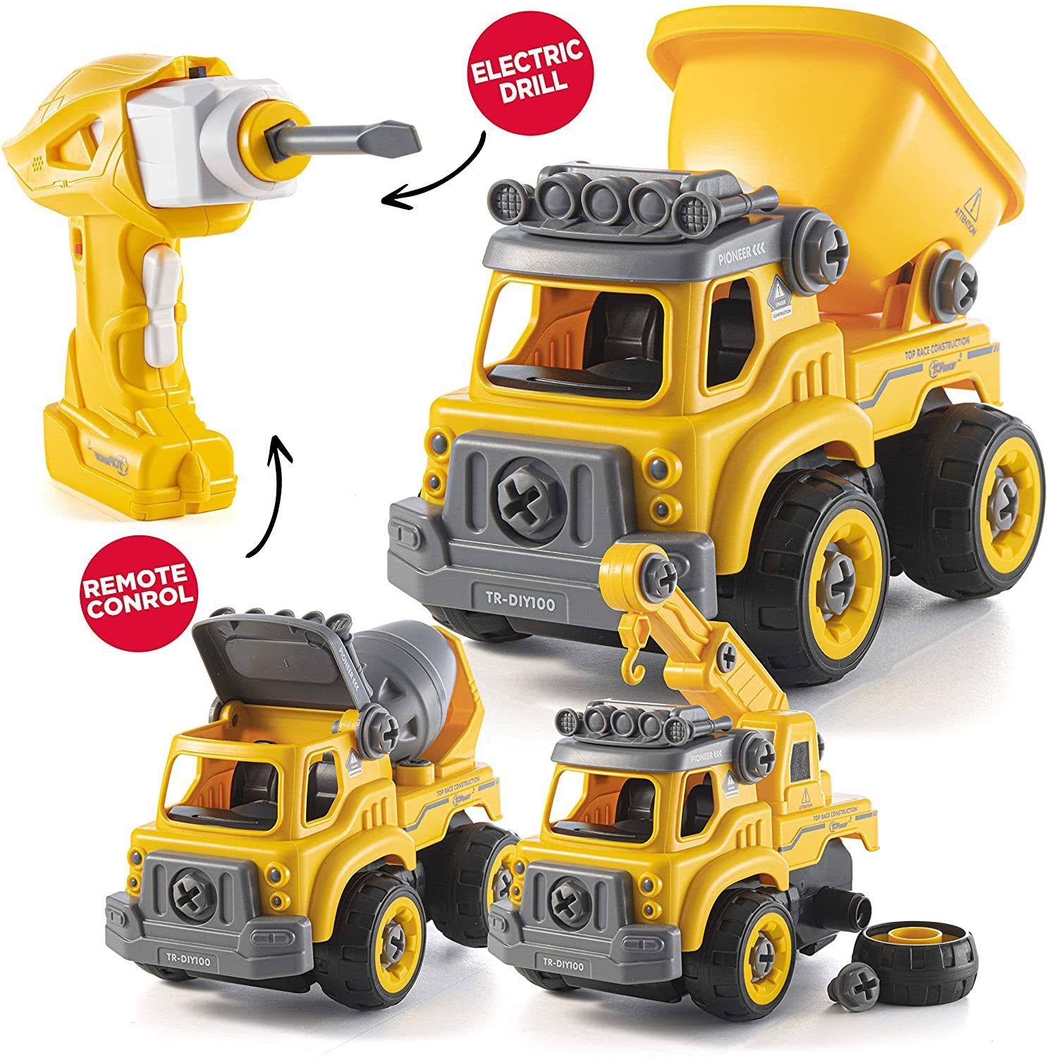 3 in One Take Apart Construction Truck Toy U754