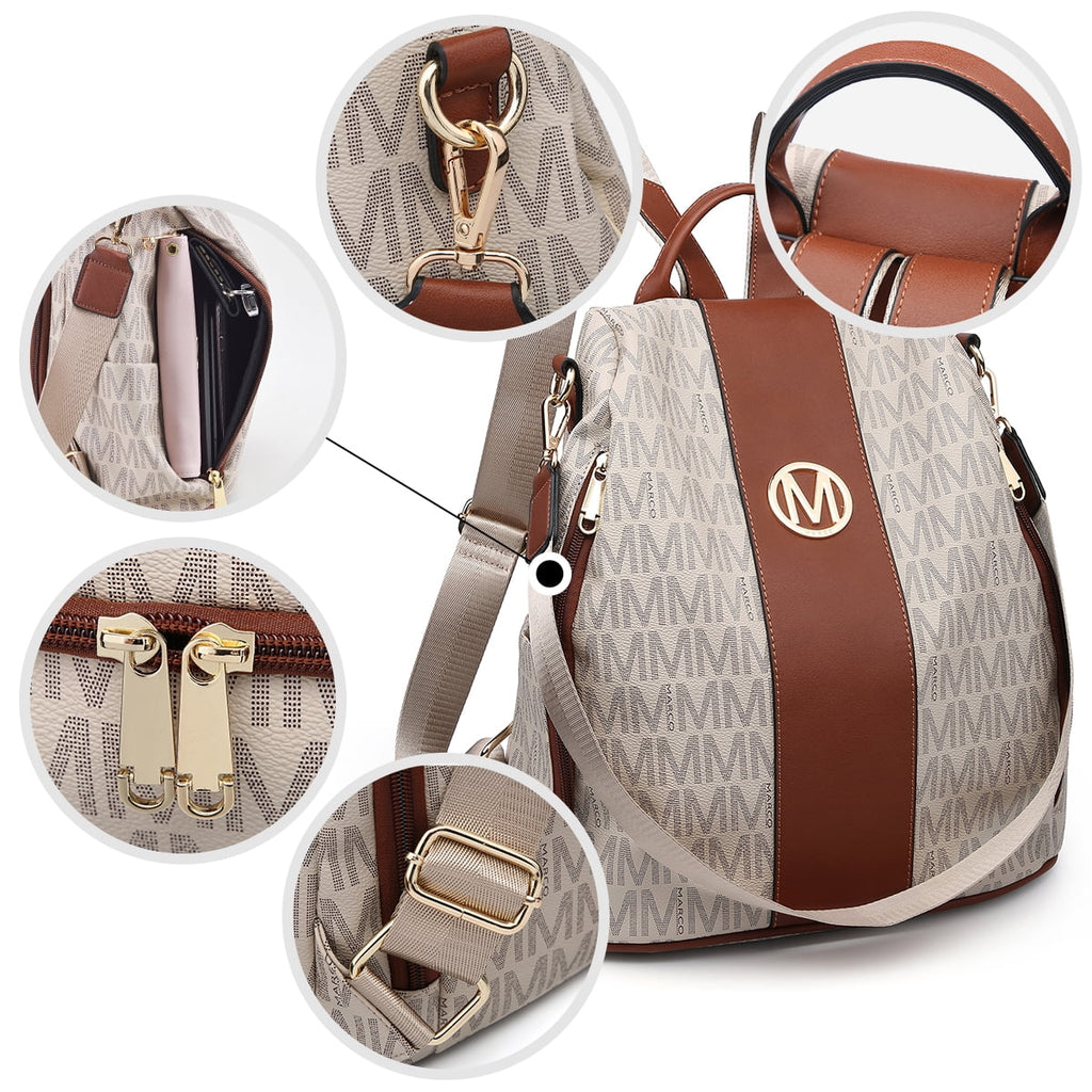 Anti-Theft Travel Backpack and Purse Wallet Set 2pcs K41928