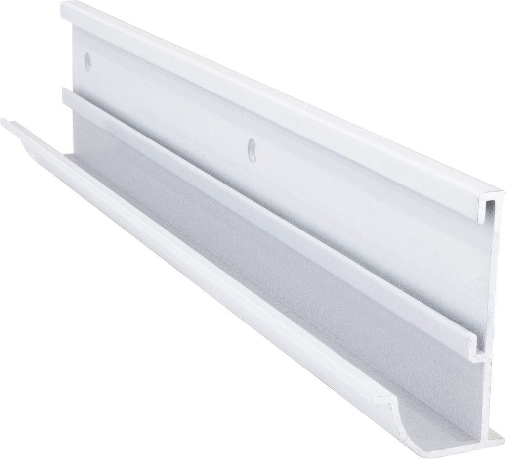 92" Aluminum RV Rain Gutter Trim, Pack of 2, White J55611