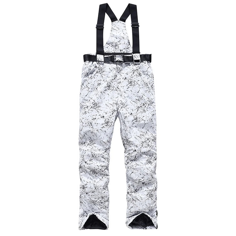 Waterproof Ski Pants with Adjustable Waist and Reinforced Knees H29340