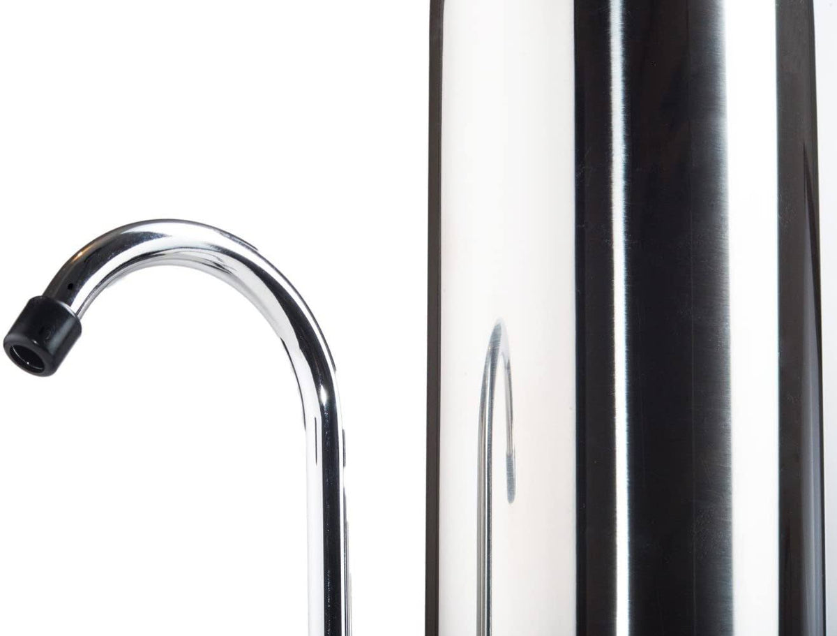 Stainless Steel Countertop Water Purifier Filter (.5 Micron Carbon Block) A955729