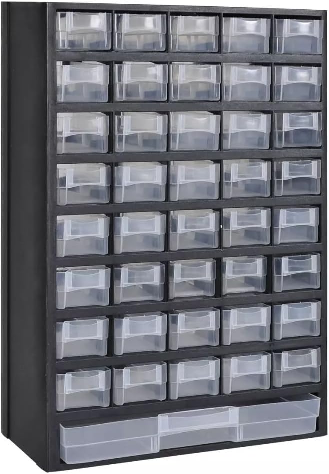 41-Drawer Plastic Storage Cabinet Tool Box R45219