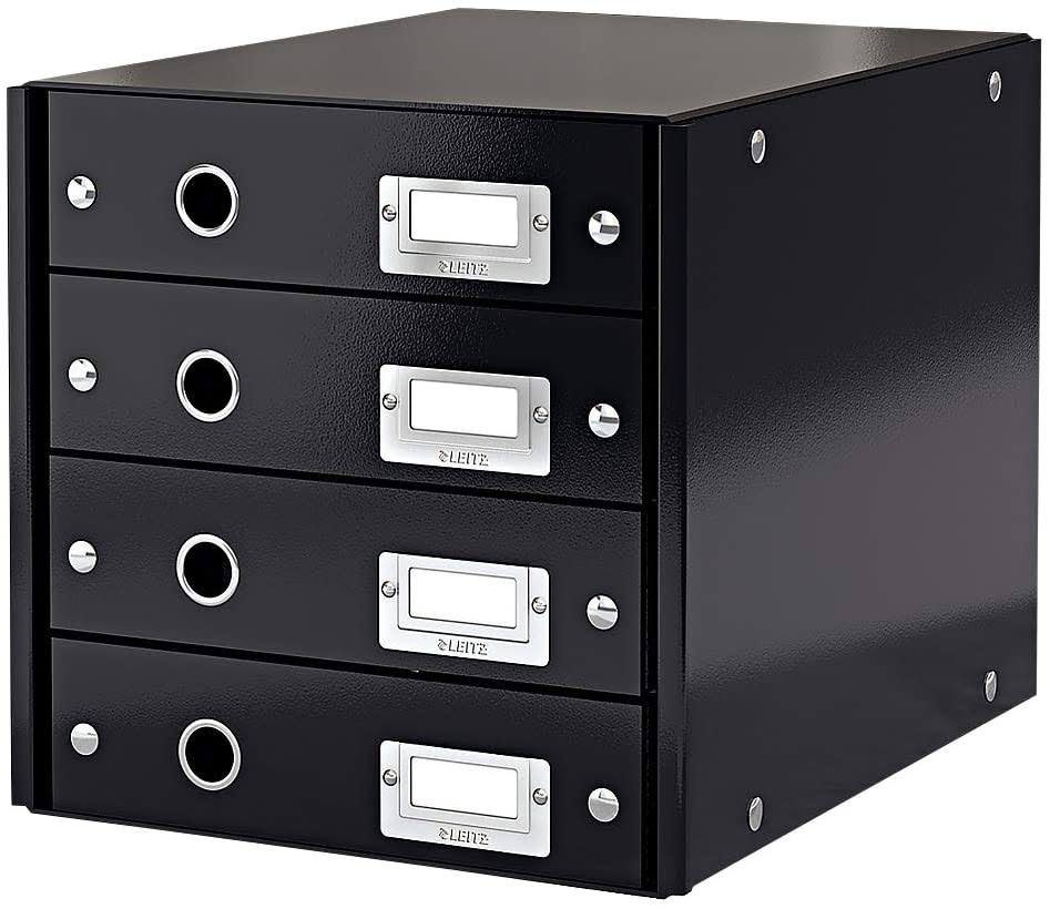 Black 4 Drawer Cabinet E922786