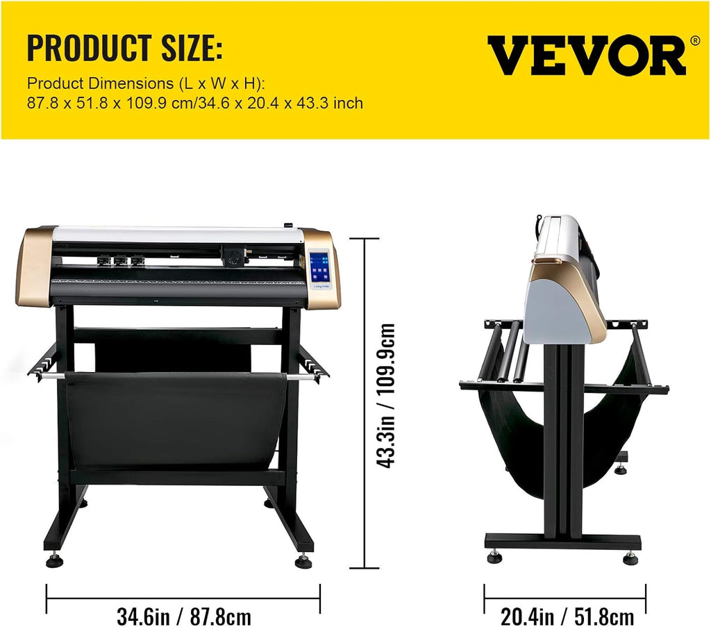 720mm Vinyl Cutter Machine with Touch Screen and Servo Motor X297
