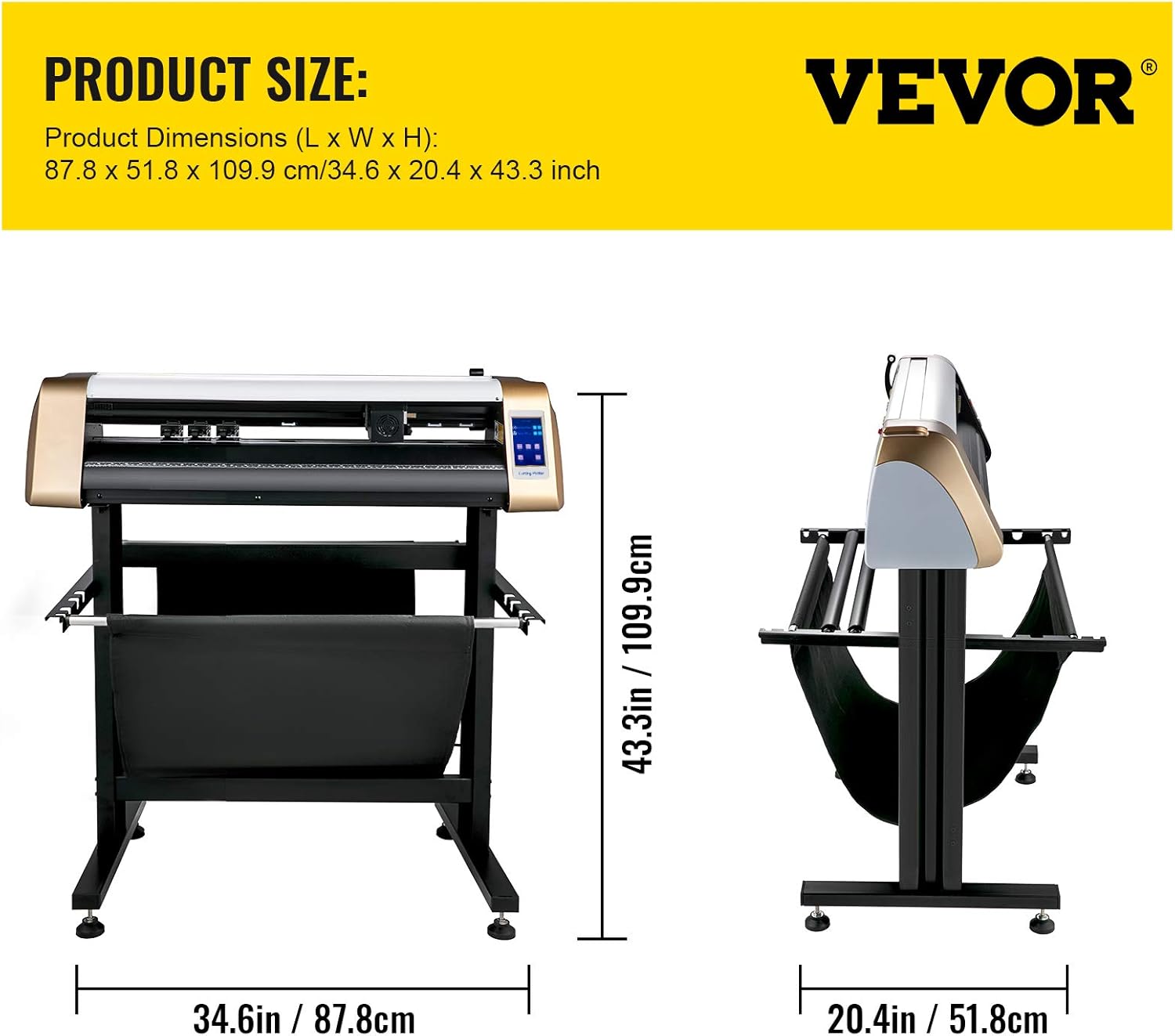 720mm Vinyl Cutter Machine with Touch Screen and Servo Motor X297