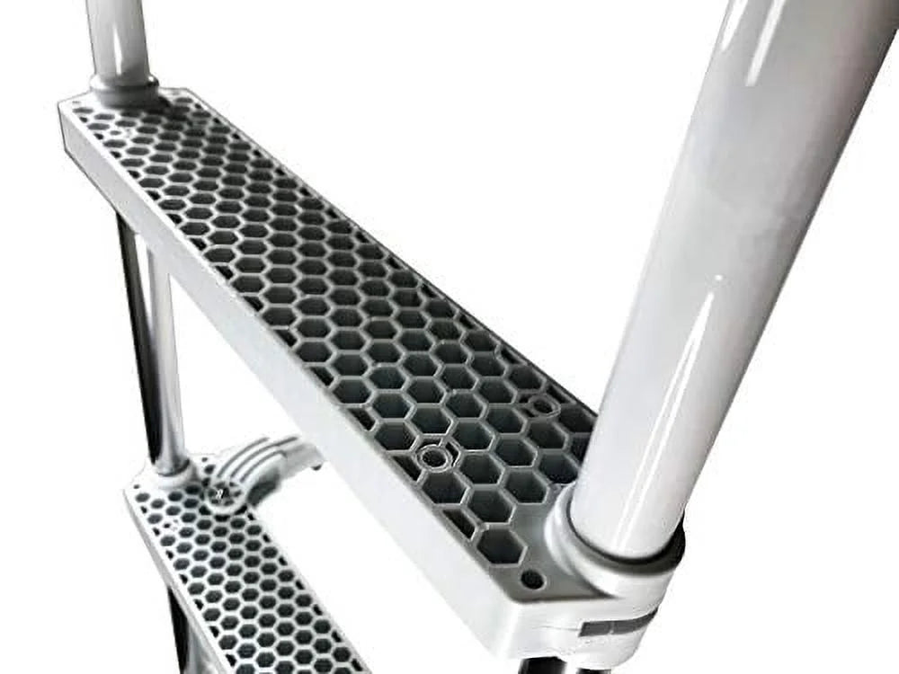 White 3 Steps Swim Boarding Ladder G96151