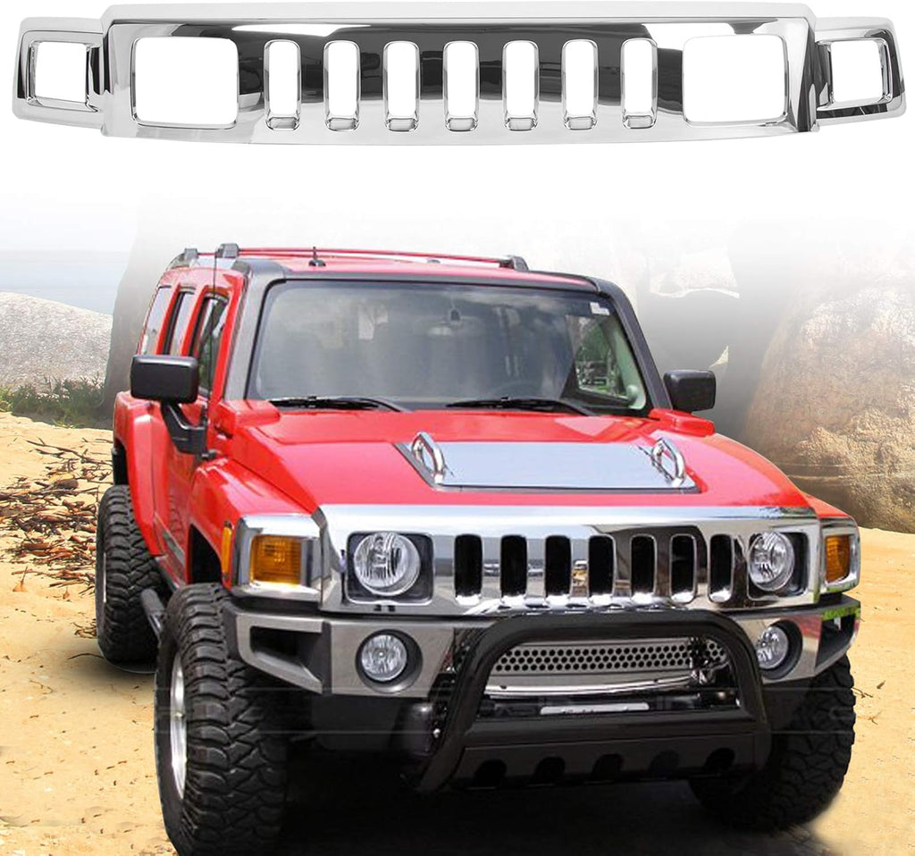 Chrome Grille Assembly for 2006-2010 Hummer H3 E17716