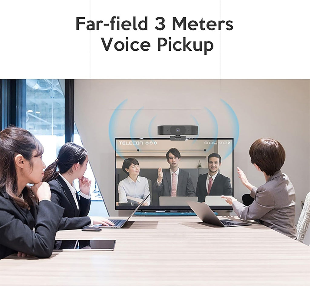 4K Webcam with Microphone, 8MP 30fps Auto Focus USB Y483684