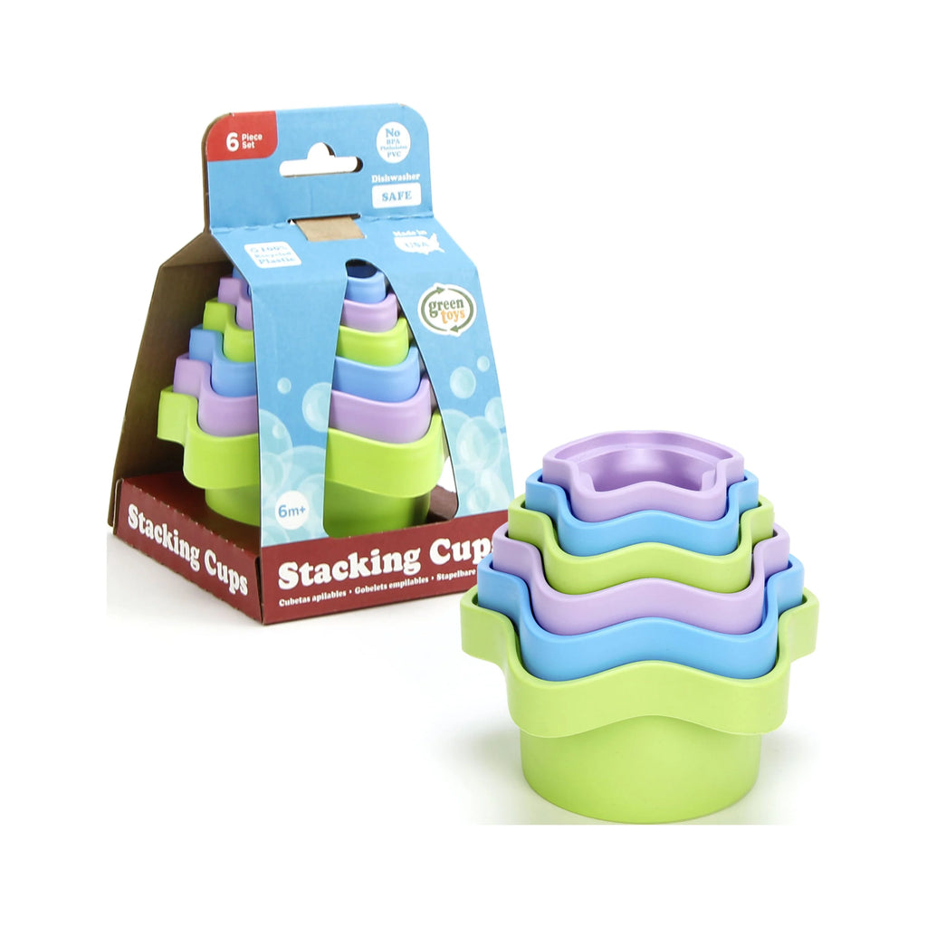 Stacking Cups Bath Toy Made from 100% Recycled Plastic J65378