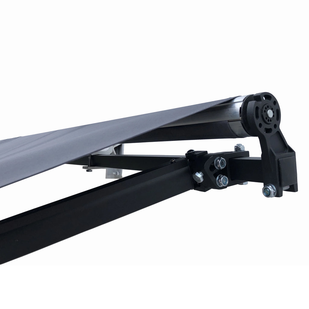 Gray Retractable Patio Awning T941