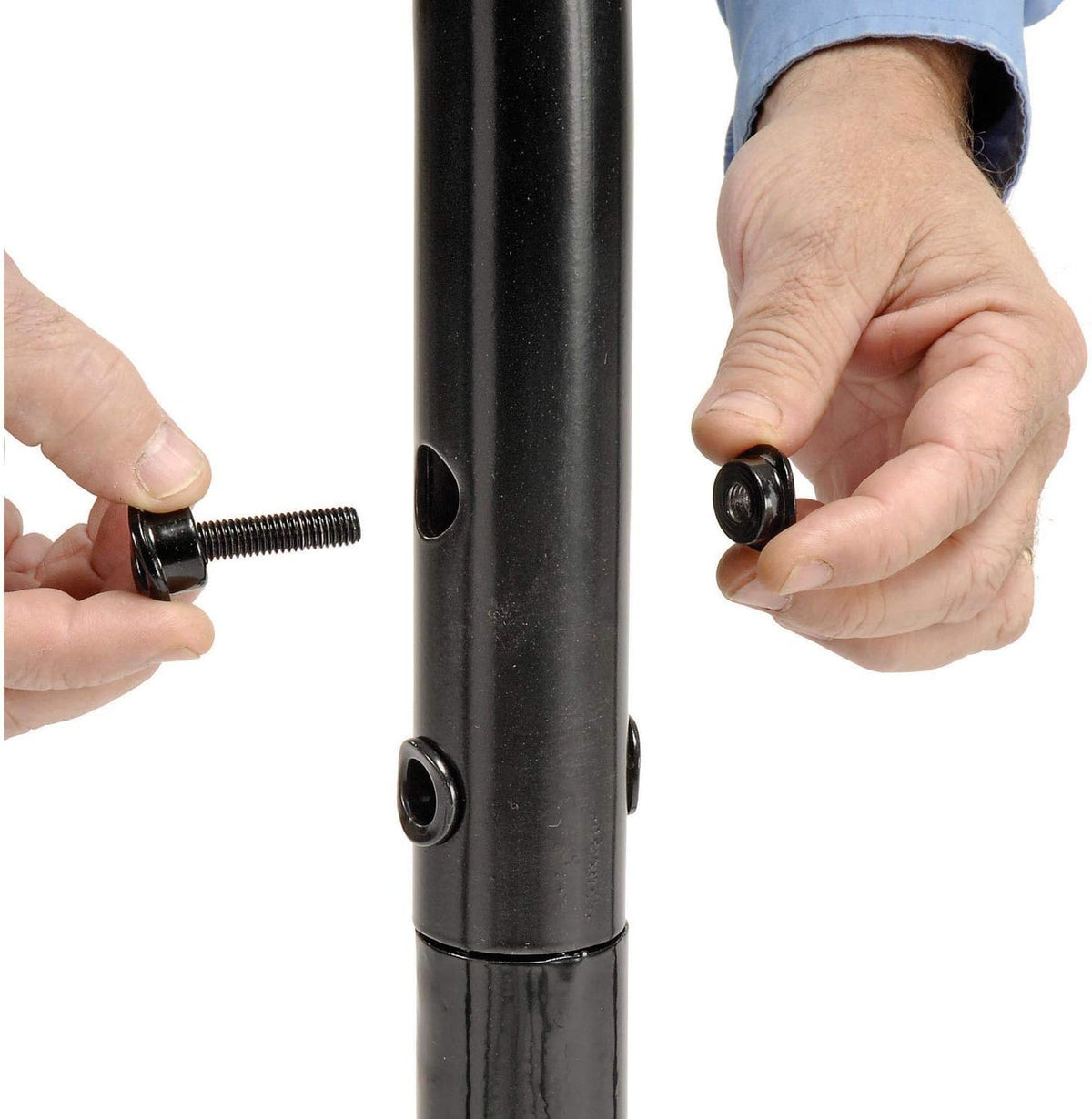 68L Black Flange Mount Bike Rack, 7-Bike Capacity D593696
