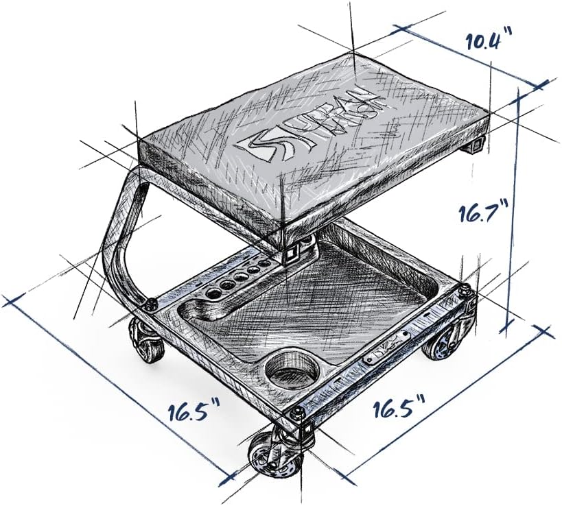Shop Stool, 350 lbs. Capacity, Pack of 2 W90522