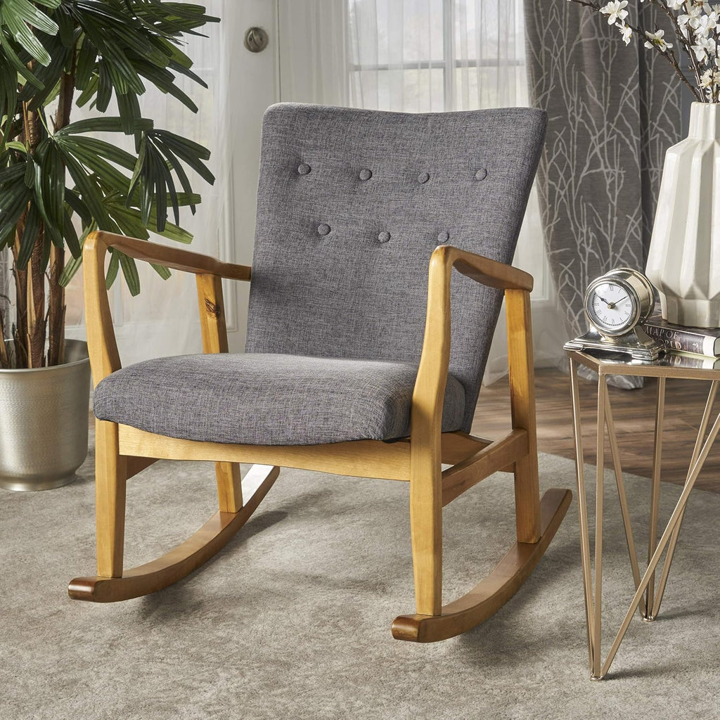 Grey Fabric Rocker T69358