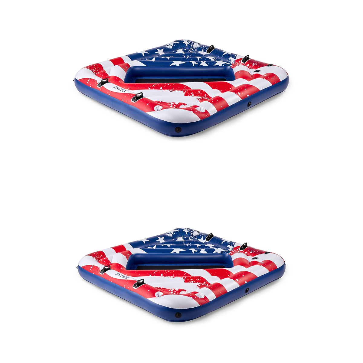 Inflatable American Flag 2 Person Float (2 Pack) R74089