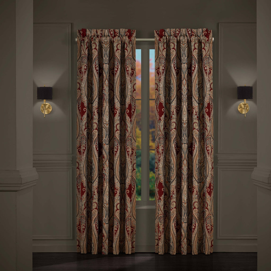 Red Window Panel Pair S131417