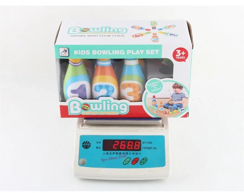 Mini Bowling Game Indoor Outdoor Sports Toy L631