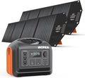 1800W/1488Wh Portable Power Station with 2 X 100W Foldable Solar Panel LiFePO4 Battery Z448